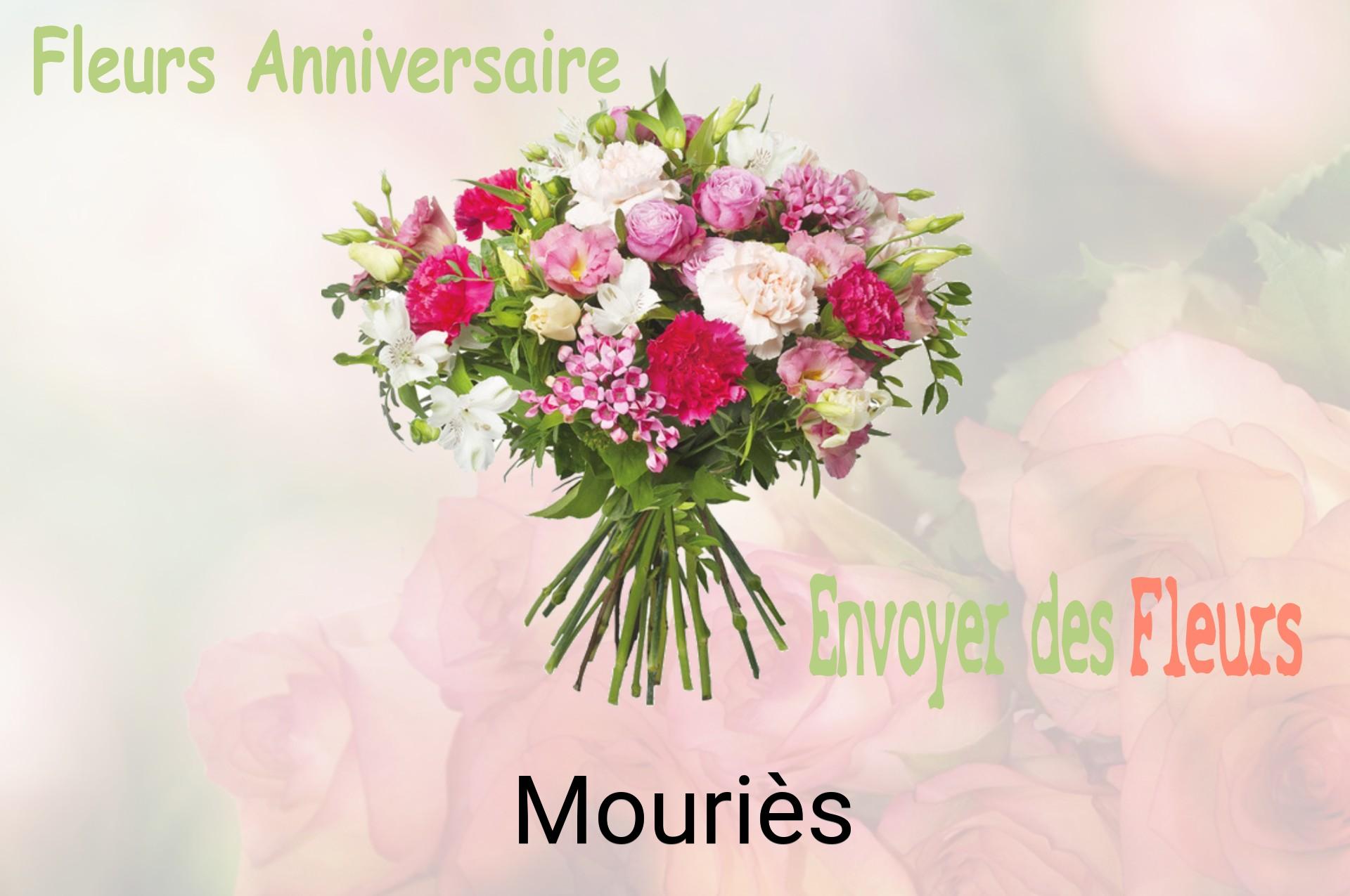 Bouquet de fleurs d’anniversaire livré à Mouriès